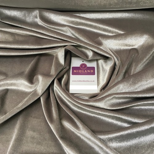 Spandex Velvet Velour Stretch Dress Fabric 58" Wide M35 Mtex - Picture 71 of 124