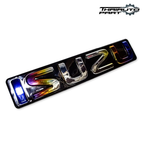 Front Grille Logo Emblem Badge Titanium For Isuzu D-Max Dmax 2012-2018 - Picture 5 of 8