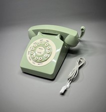 Landline Telephone Elderly Push Dial Big Button Old Retro Vintage 1970s 80s Look