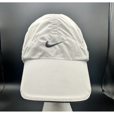 Nike Tailwind Dri-FIT Featherlight Running Hat White Adjustable Performance Cap