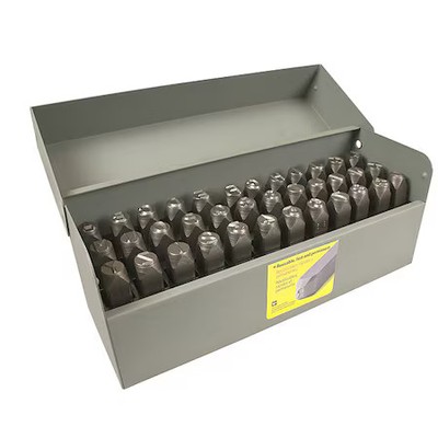 C.H. Hanson 21628 1/4 In. Heavy Duty Let. & Num. Set
