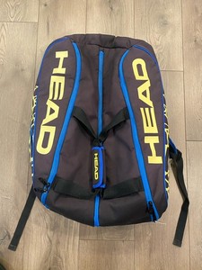 Head Pro Pickleball Backpack Black Big Spacious Huge Compartments