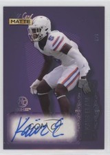2022 Wild Card MATTE 1/3 Kaiir Elam Rookie Auto RC 2b7. rookie card picture