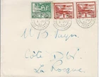 Jersey 1943 Views First Day Cover With La Rocque CDS