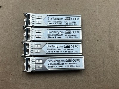 4 StarTech.com HUBS-SFPGLCSXMMST for Cisco GLC-SX-MM SFP Module - 1000BASE-SX Fi