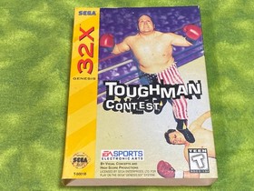 Toughman Contest Sega 32X, 1995 w/Box+ Manual + Reg Card + Inserts TESTED !!!!!!
