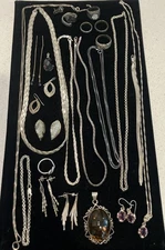 Sterling Silver Jewelry Lot 