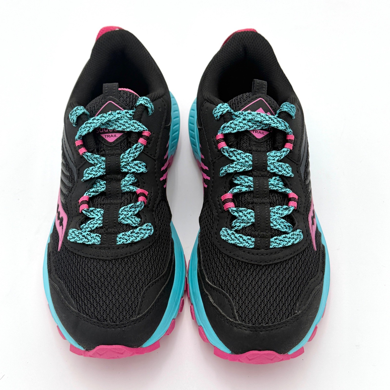 Saucony Womens Size 6 Excursion TR 15 Trail Running Shoes Black Pink Teal Size 6 thumbnail 3