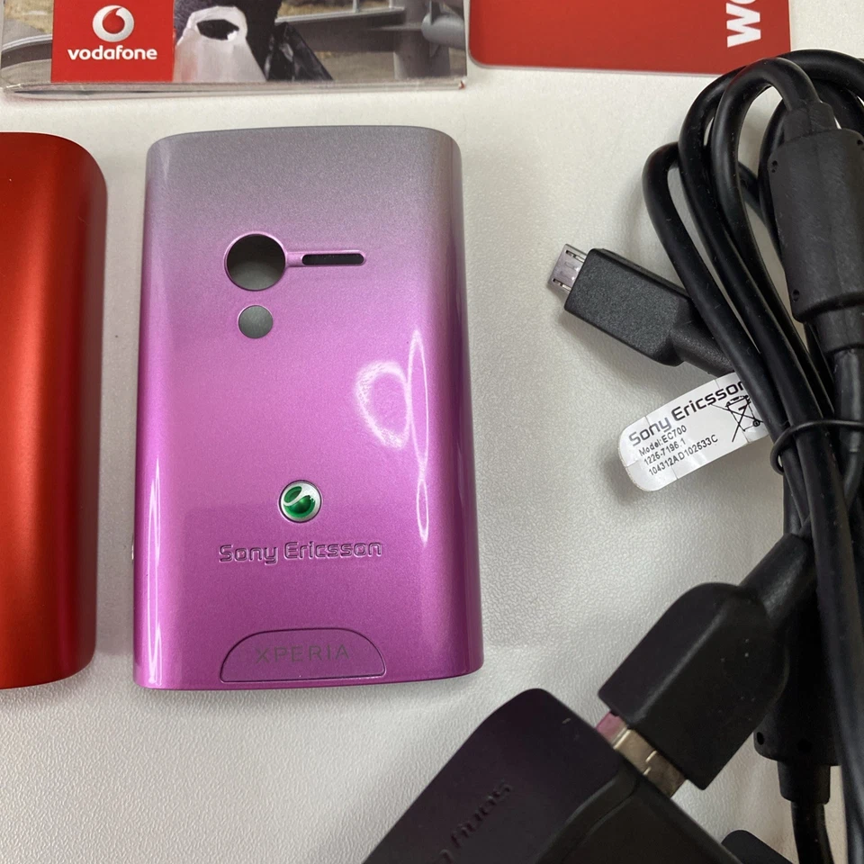 Sony Ericsson Xperia X10 Mini E10i Black Red Pink Unused Just Tested Boxed - Image 4 of 4