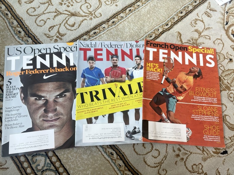 Three Tennis Magazines 2012-2013