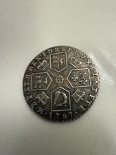 1787 George III Shilling – Semée of Hearts – Silver Coin