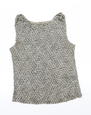Casual Corner Annex Damen Beige Geometrisches Basic Tank Größe L