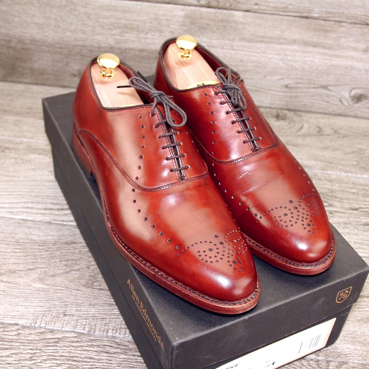 NIB * $425 Allen Edmonds WEYBRIDGE Oxford Chili * add $15 new
