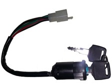 Mototec 60V 2000W Pro Dirt Bike Ignition Switch with Key - 4 Wire
