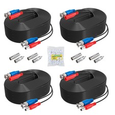 ANNKE 4 Pack 30M/100 Feet BNC Video Power Cable Security Camera Cable RRP £26