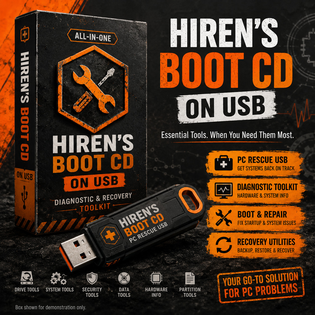 Windows Boot Repair Recovery Media Hiren’s BootCD PE Tool