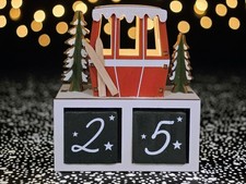 West Elm Light Up Skier Ski Gondola Advent Ca...