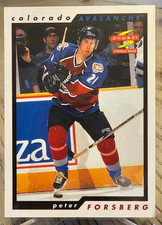 1996-97 Score Peter Forsberg #99 Colorado Avalanche