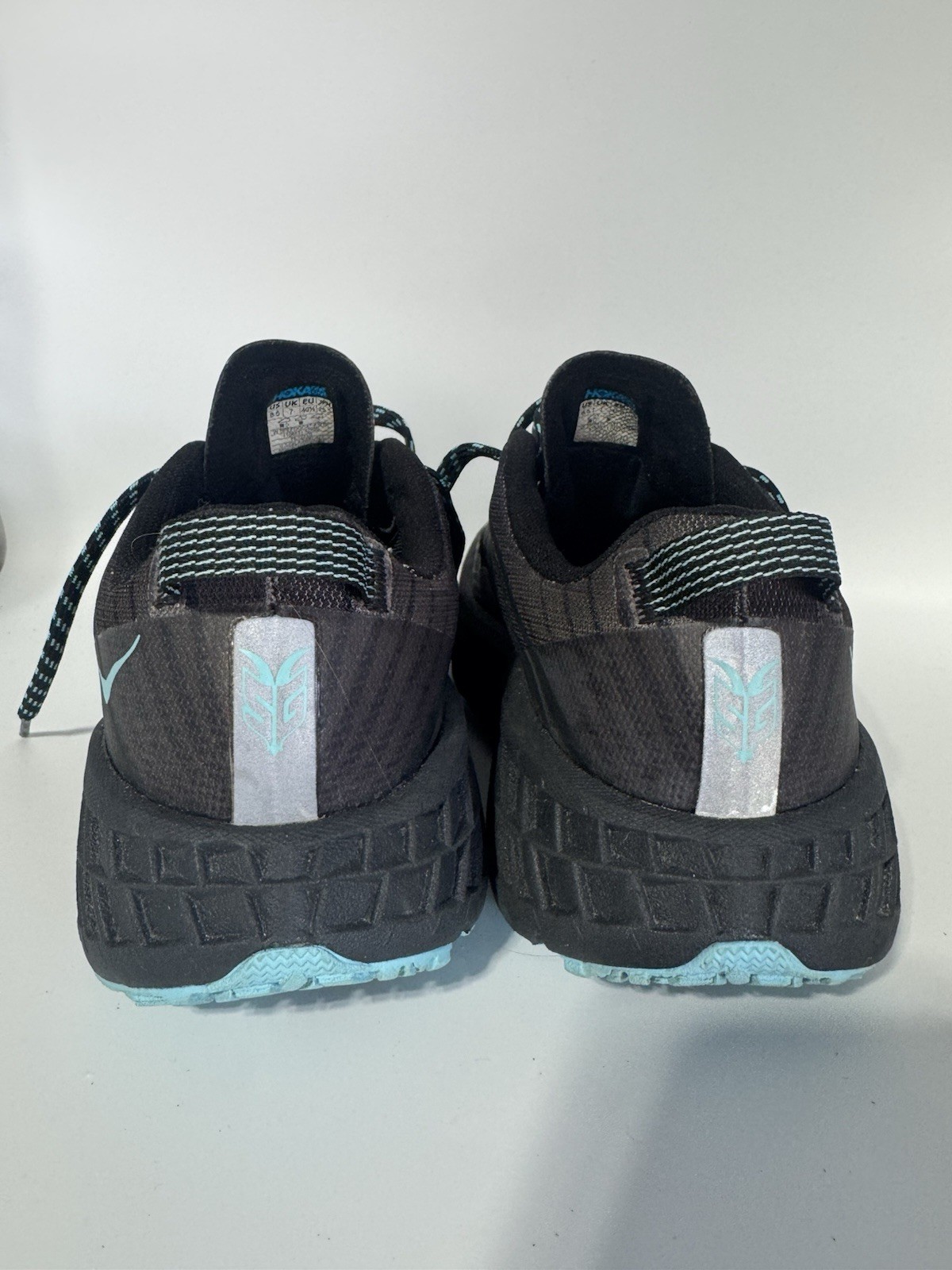 Hoka One One Speedgoat 4 Gore-Tex Black Womens 8.5 Vibram Running Shoes Gtx Blue thumbnail 7