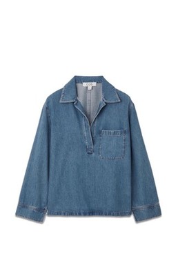 COS top jeans blouse size 12