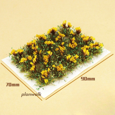 HO/OO Scale Model Morning Glory Miniature Multicolor Garden Plant Outdoors Scene