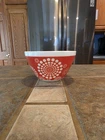 Vintage Charm Inspired By Pyrex Spot On Red Dot 3c Mixing Bowl