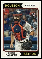 2023 Topps Heritage #655 Cesar Salazar RC