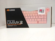 Glorious GMMK2 Pre-Built Compact Modular Mechanical keyboard - Pink SEALED