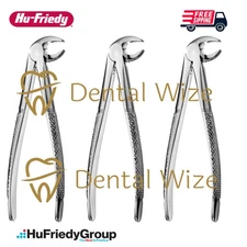 Hu-Friedy Mead MD3 FMD3 Extraction Forceps – Serrated Anterior Tools 3 Pcs