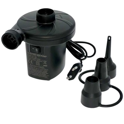 Elektrischer Luftpumpeninflator für Luftmatratze Hovercraft Pump Schwarz
