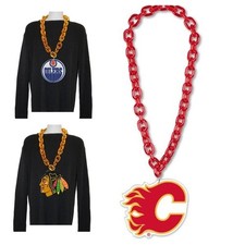 Calgary Flames Hockey Big Chain Necklace - 38