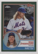 2018 Topps Chrome 1983 Topps Refractor Green 50/99 Noah Syndergaard #83T-14 8k4