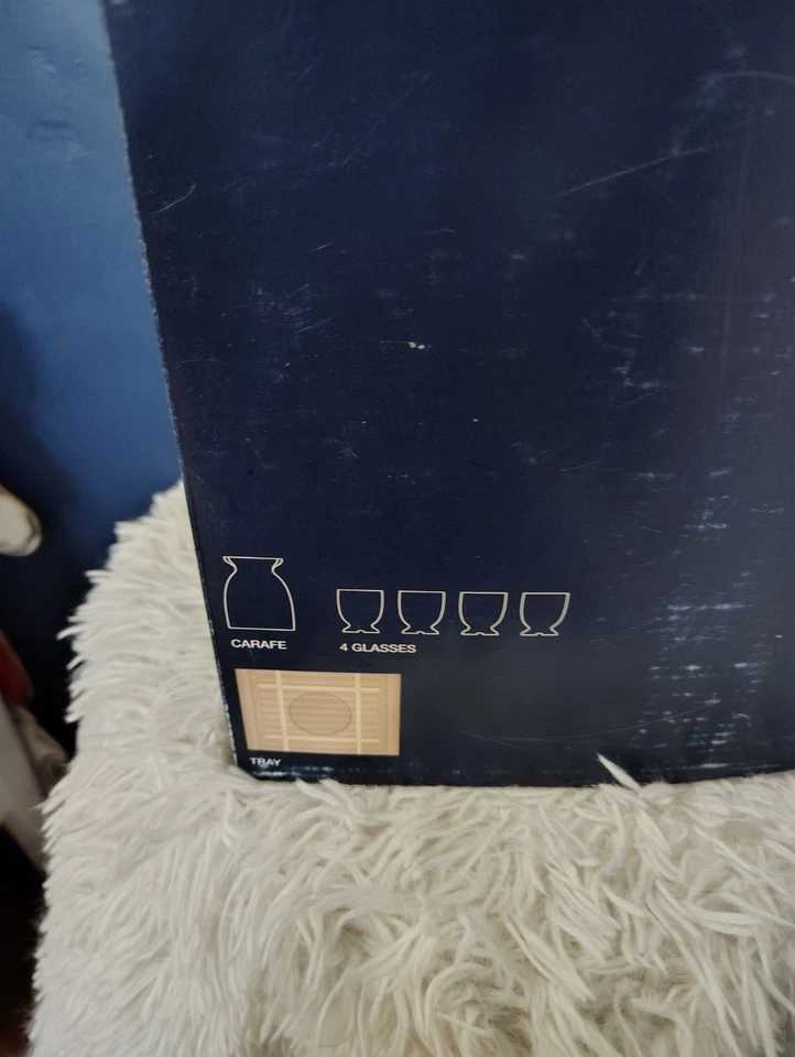 Dansk Café Blanc Urbano Picnic Vaso y Jarra Set Bambú Bandeja Bar Licor Set Foto 2 de 4