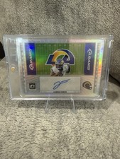 Jared Verse #HM-JV Hashmarks Auto - 2025 Donruss Optic - Los Angeles Rams