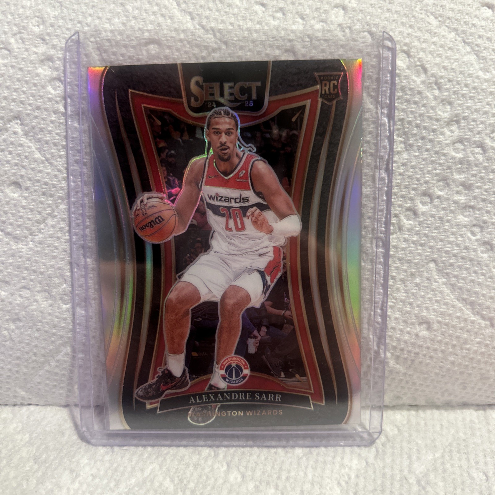 2024-25 Panini Select Alexandre Sarr - Silver Mezzanine RC - Wizards