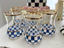 Mackenzie Childs Royal Check Tea Glass Price For 1