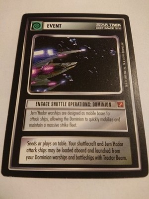 Star Trek CCG - Blaze of Glory - Engage Shuttle Operations: Dominion