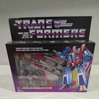 2018 Hasbro Transformers G1 Walmart Exclusive Reissue Starscream BRAND NEW