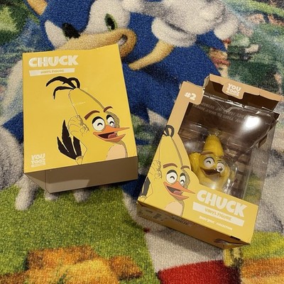 Angry Birds Youtooz CHUCK Vinyl Figure New Dmg Box Rovio Yellow