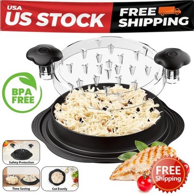 Large Chicken Shredder Tool Twist Meat Shredding Grinder Handles Non-Slip No BPA