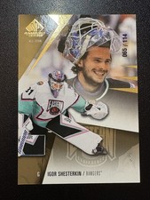 2022-23 SP Game Used Igor Shesterkin New York Rangers Gold 065/114 (#46)