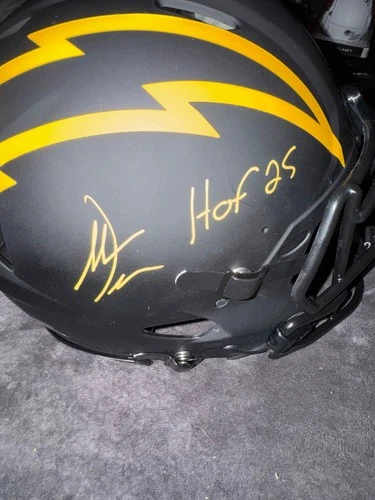 ANTONIO GATES SIGNED LOS ANGELES CHARGERS ECLIPSE AUTHENTIC HELMET W/ HOF 25