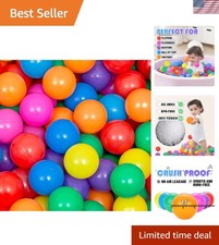 1000Pcs Crushproof Plastic Ball Pit Balls for Kids and Toddlers - Safe Indoor...