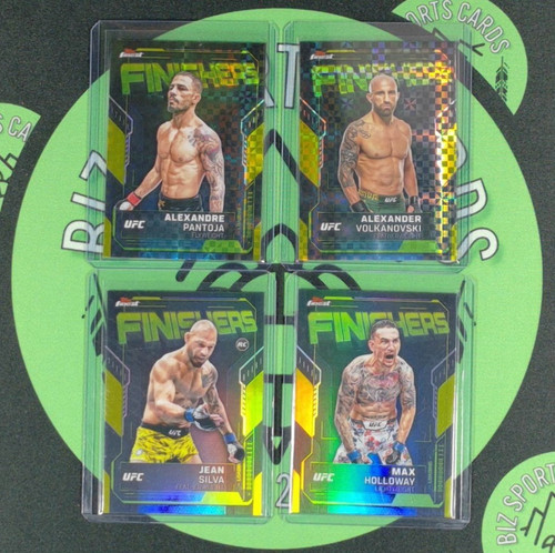 2025 Topps Finest UFC Finishers Insert Refractors Only Complete Your Set - PICK!