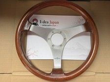 Personal 360mm Wood Steering Wheel 3-spoke Made In Italy Jdm Momo 6-bolt Used Personal 360mm Wood Steering Wheel 3-spoke Made In Italy Jdm Momo 6-bolt Used