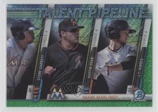 2017 Bowman Mega Box Green Refractor /99 Stone Garrett Austin Dean JT Riddle 2f4