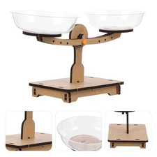 Wooden Balance Scale Balancing Scales Toddler Kit Weight for Kids Learning