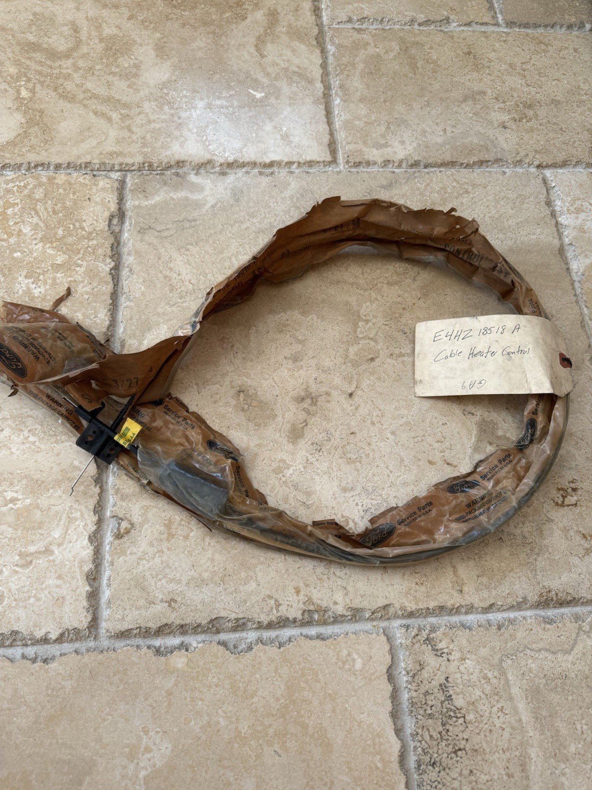 NOS Factory OEM Ford/Motorcraft Heater Assembly Cable  E4HZ-18518A E7HT-18518-AA