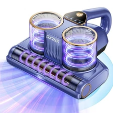 Mattress Vacuum Cleaner, 16kPa Bed Vacuum Cleaner with 253.7nm UV-Light, Ultr...