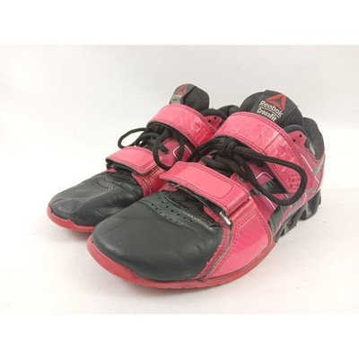 Reebok Crossfit Weightlifting Training Shoes Pink Black Women's Size 7.5